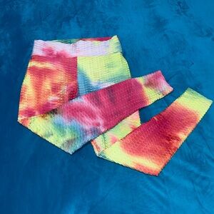 Colorful Tie-Dye Womens Leggings